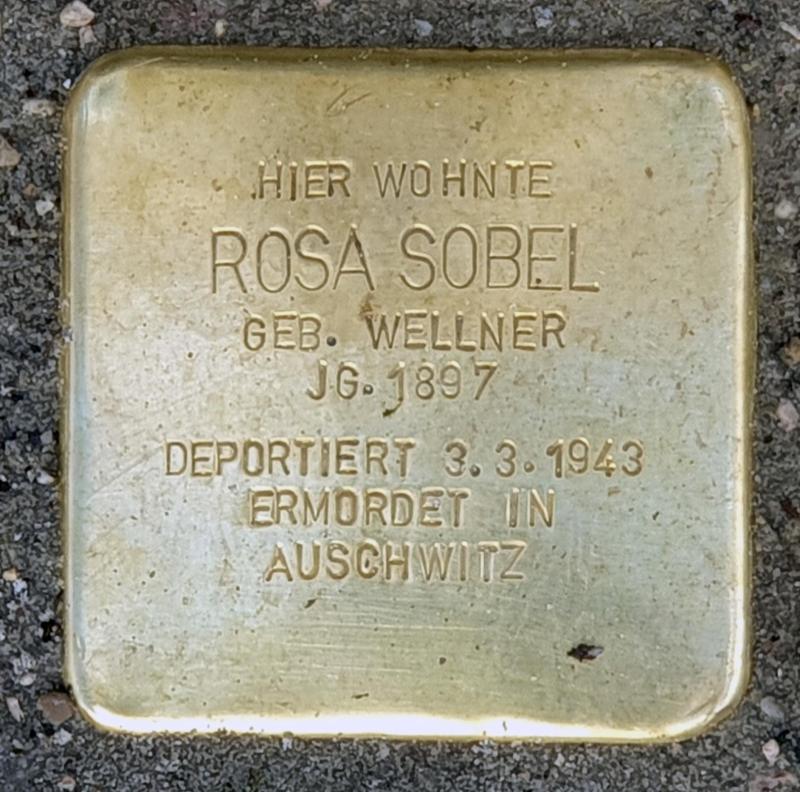 Stolperstein für Rosa Sobel © OTFW