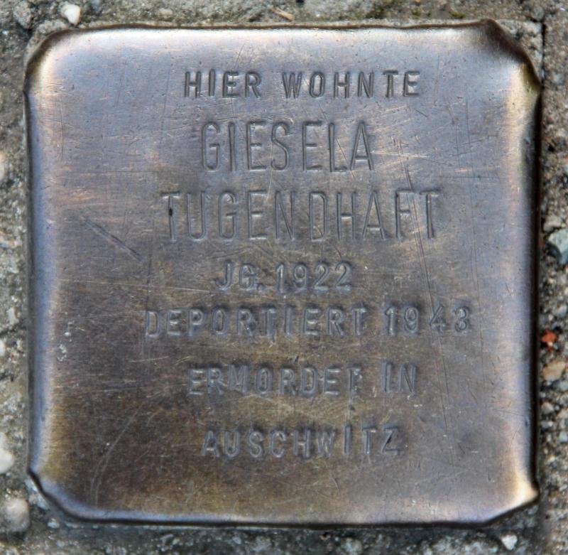 Stolperstein für Giesela Tugendhaft