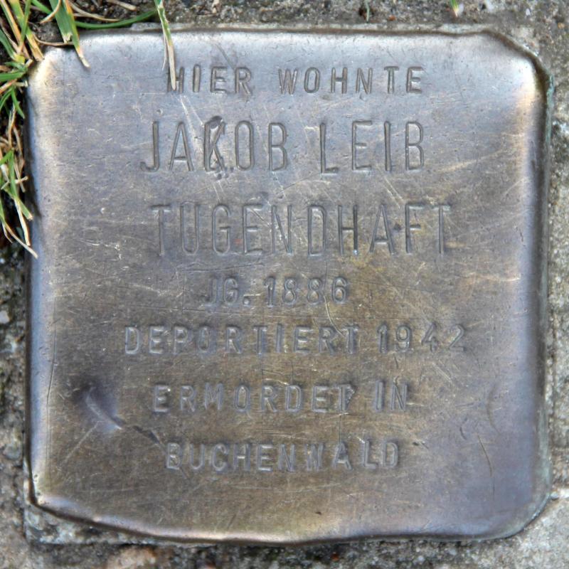 Stolperstein für Jakob Leib Tugendhaft