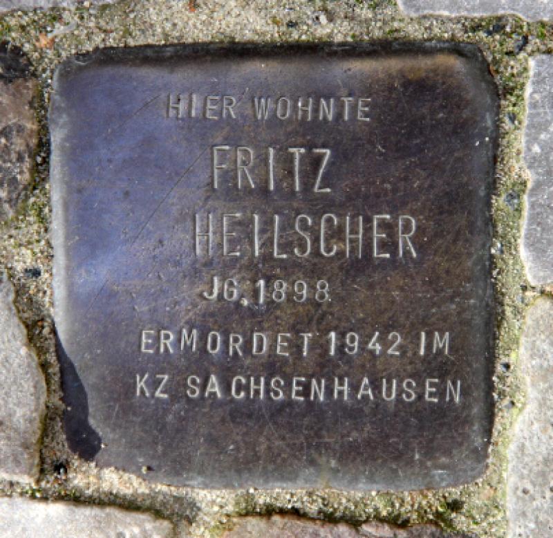 Stolperstein Fritz Heilscher © OTFW