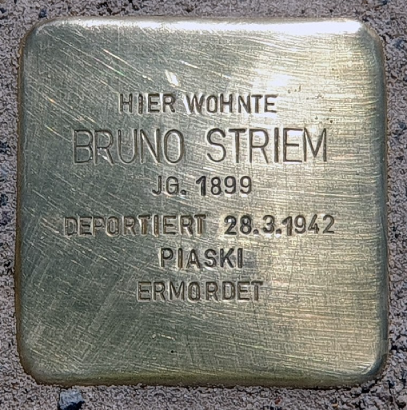 Stolperstein für Bruno Striem © OTFW