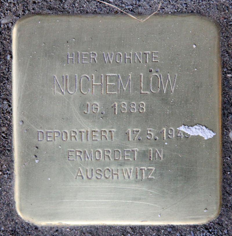 Stolperstein Nuchem Löw