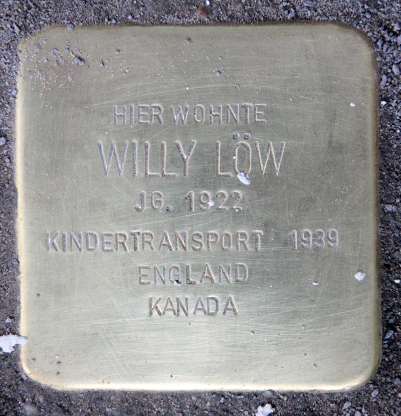 Stolperstein Willy Löw