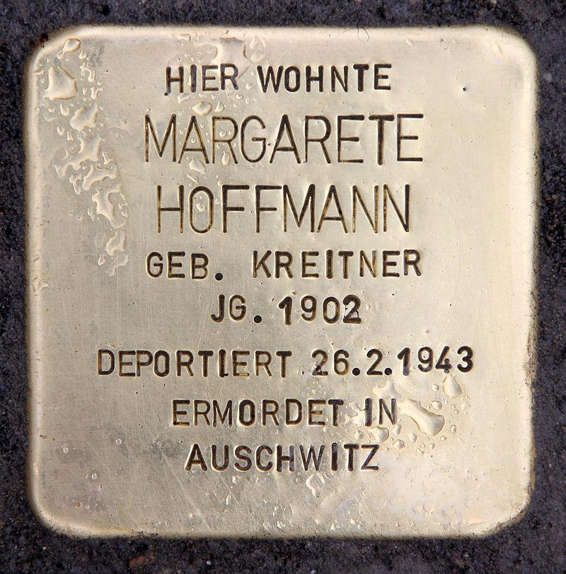 Stolperstein Margarete Hoffmann