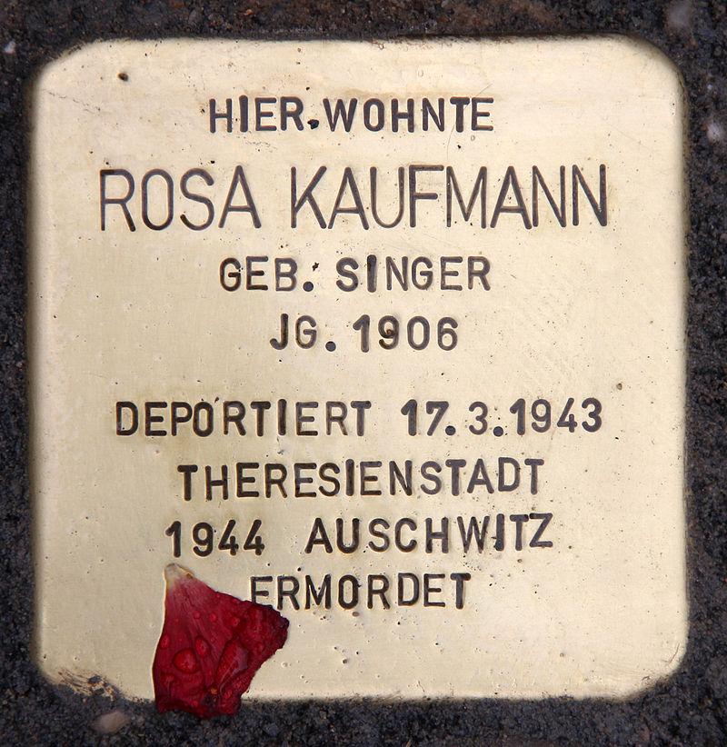 Stolperstein Rosa Kaufmann