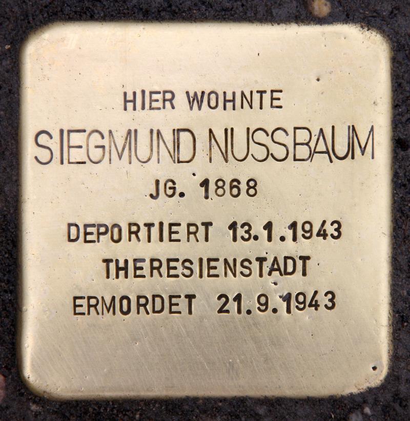Stolperstein Siegmund Nussbaum