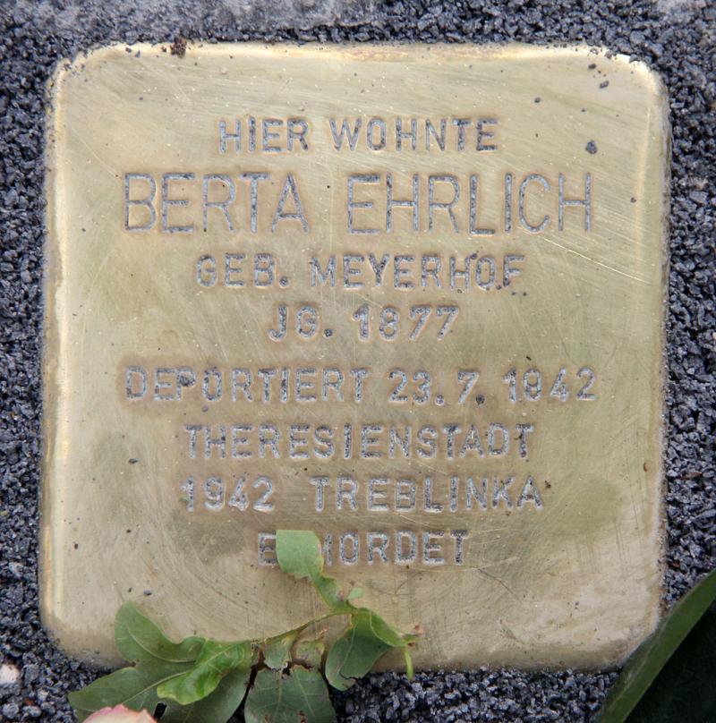 Stolperstein Berta Ehrlich