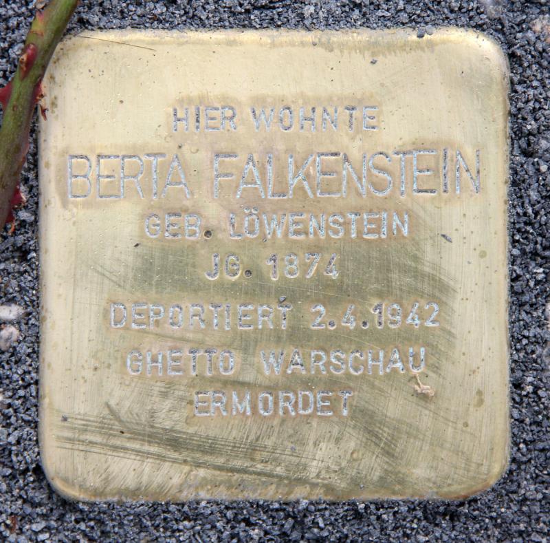 Stolperstein Berta Falkenstein