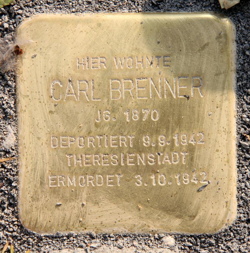 Stolperstein Carl Brenner