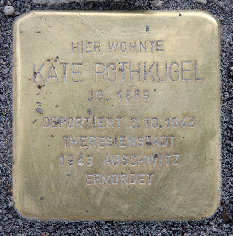 Stolperstein Käte Rothkugel