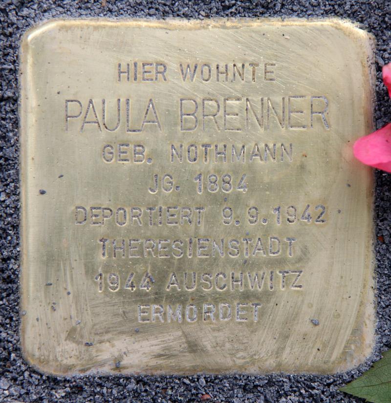 Stolperstein Paula Brenner