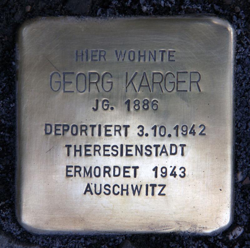 Stolperstein Georg Karger