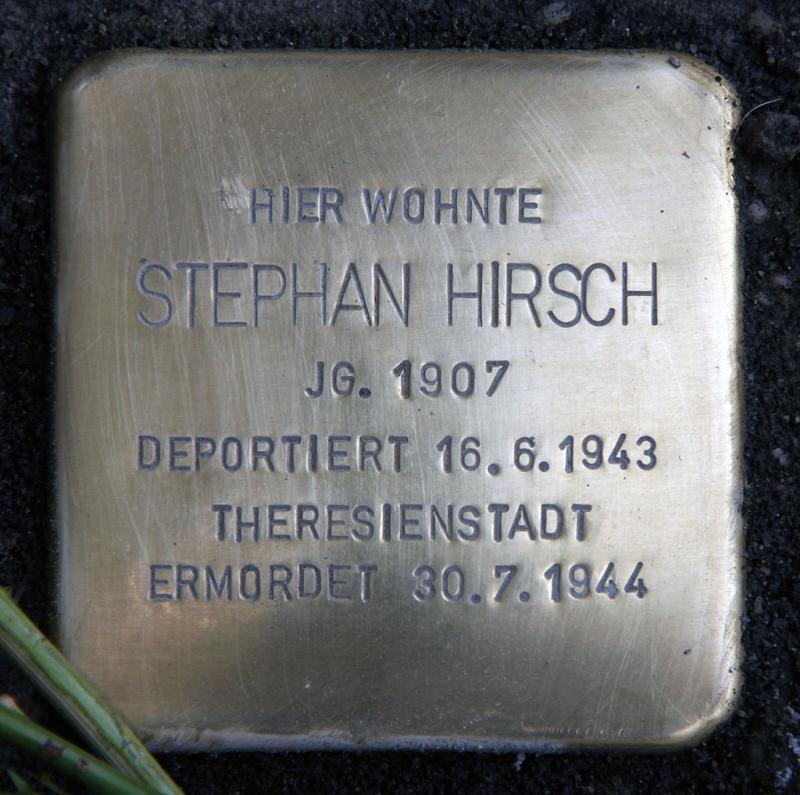 Stolperstein Stephan Hirsch