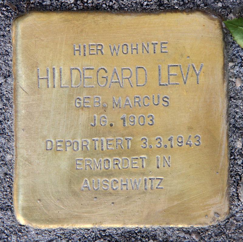 Stolperstein für Hildegard Levy