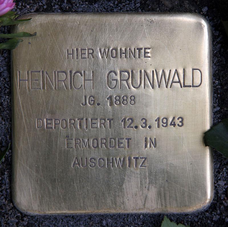 Stolperstein Heinrich Grunwald