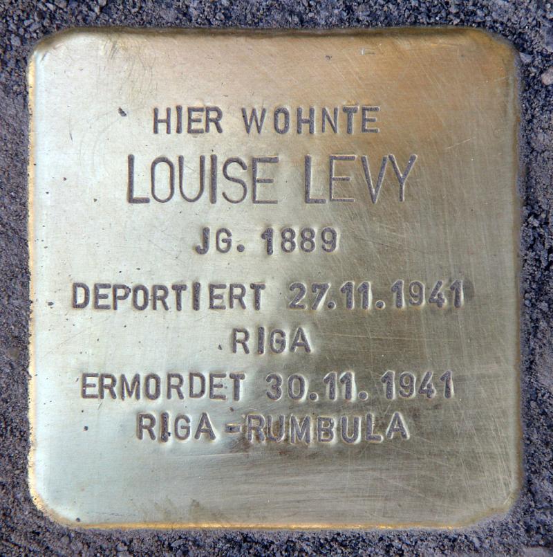 Stolperstein Louise Levy