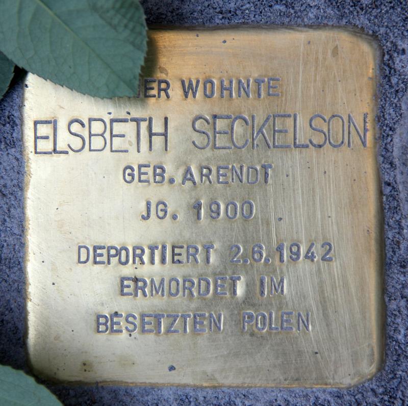 Stolperstein Elsbeth Seckelson
