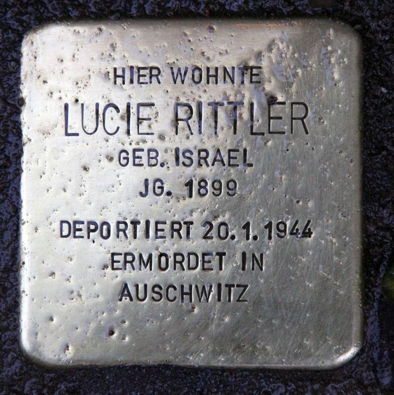 Stolperstein Lucie Rittler
