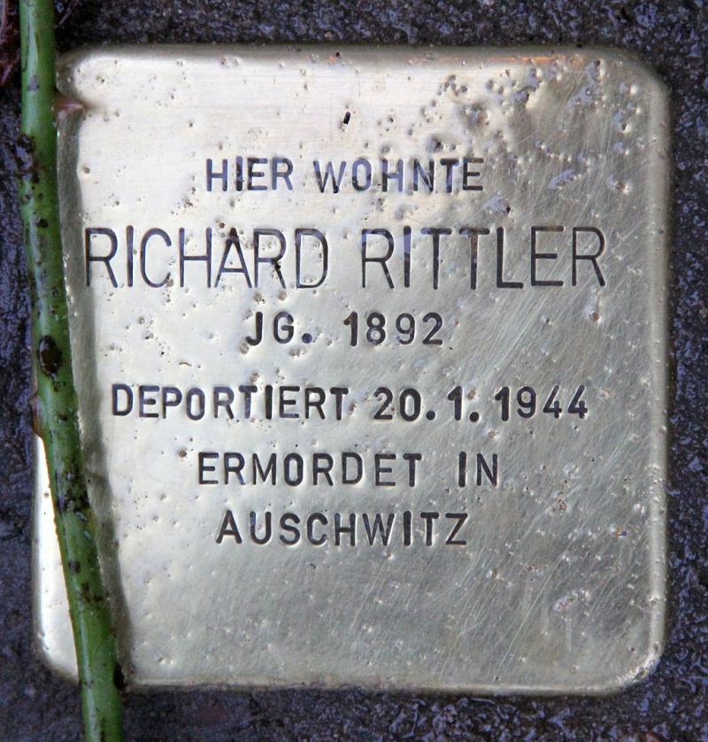 Stolperstein Richard Rittler