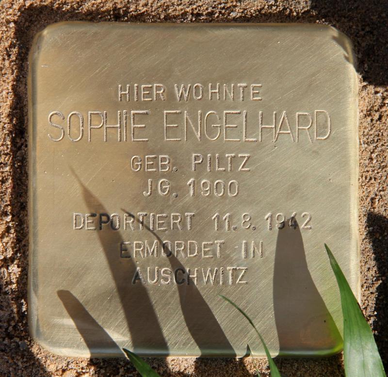 Stolperstein für Sophie Engelhard © OTFW
