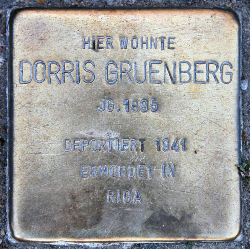 Stolperstein für Doris Gruenberg.