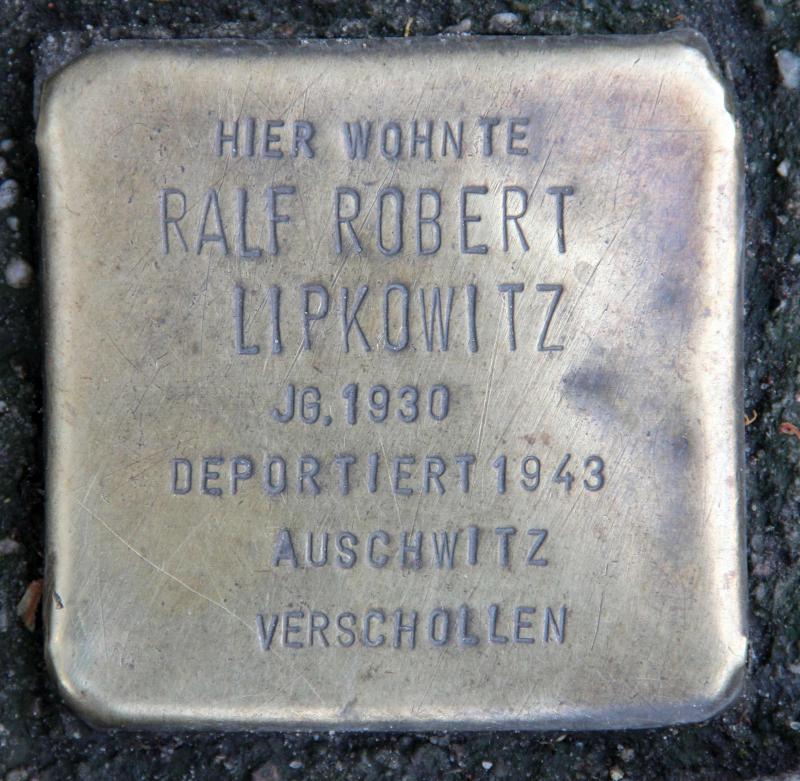 Stolperstein für Ralf Robert Lipkowitz.