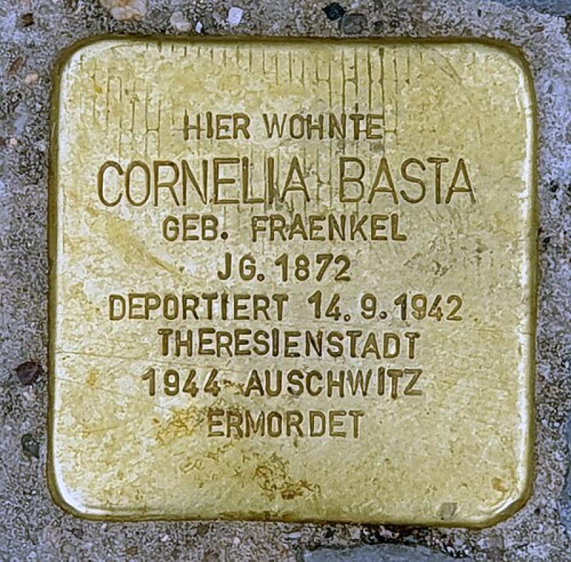 Stolperstein für Cornelia Basta