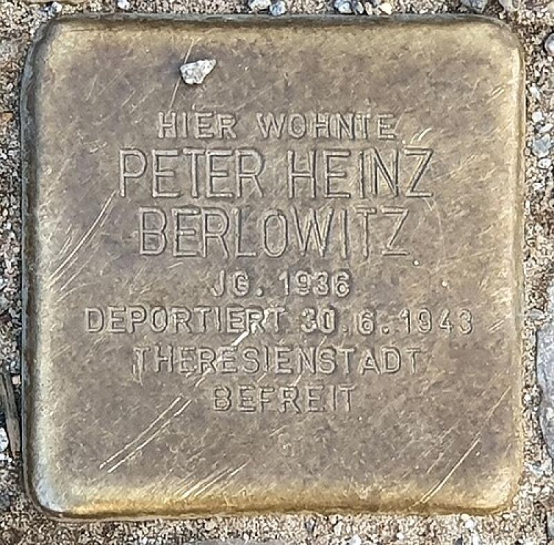 Stolperstein für Peter Heinz Berlowitz