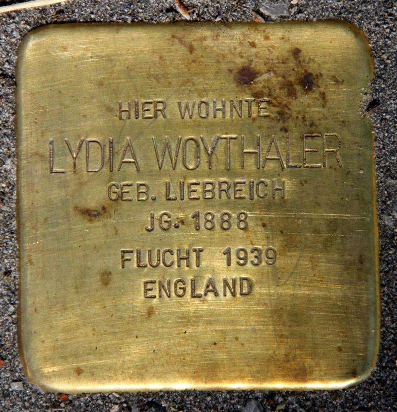 Stolperstein Lydia Woythaler © OTFW