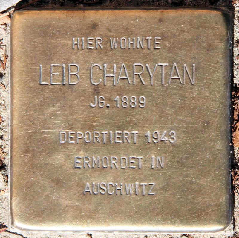 Stolperstein für Leib Charytan.