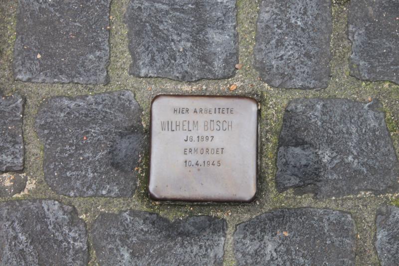 Stolperstein für Wilhelm Bösch