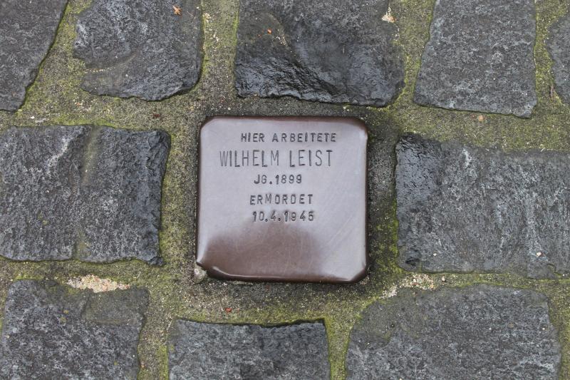 Stolperstein für Wilhelm Leist