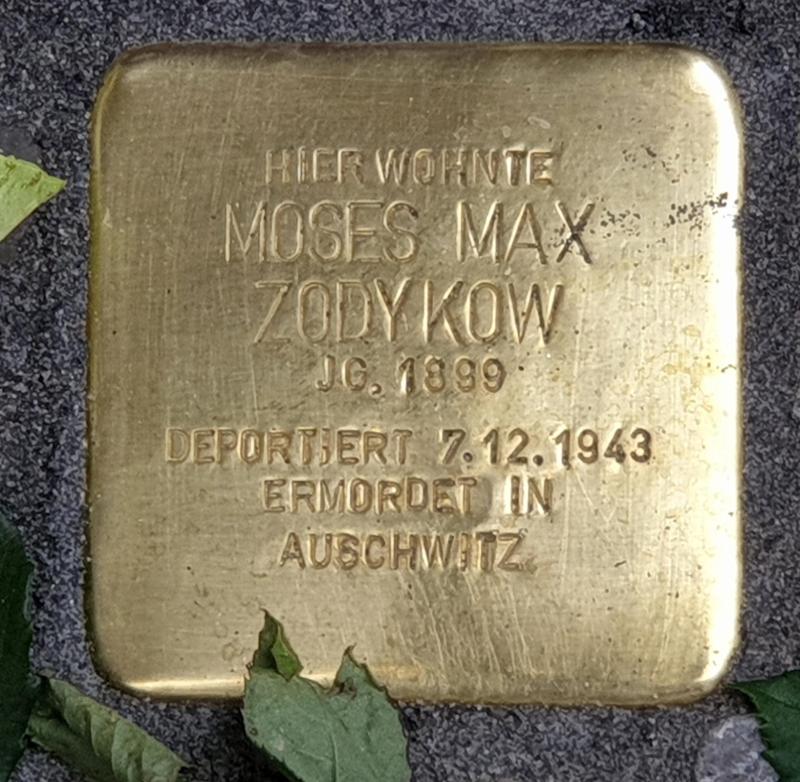 Stolperstein für Moses Max Zodykow © OTFW