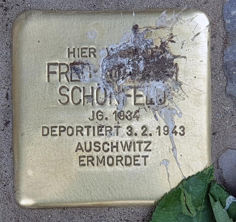 Stolperstein Fred Joachim Schönfeld © OTFW