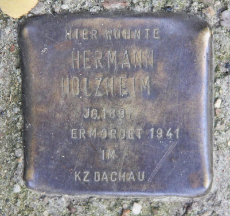 Stolperstein Hermann Holzheim © OTFW