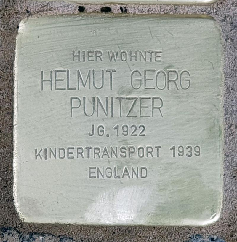 Stolperstein für Helmut Georg Punitzer © OTFW