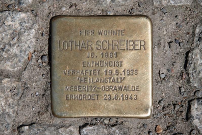 Stolperstein für Lothar Schreiber