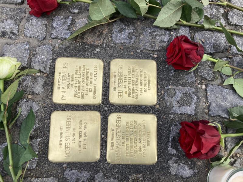 Stolpersteine der Familie Steinberg © Jan Bures
