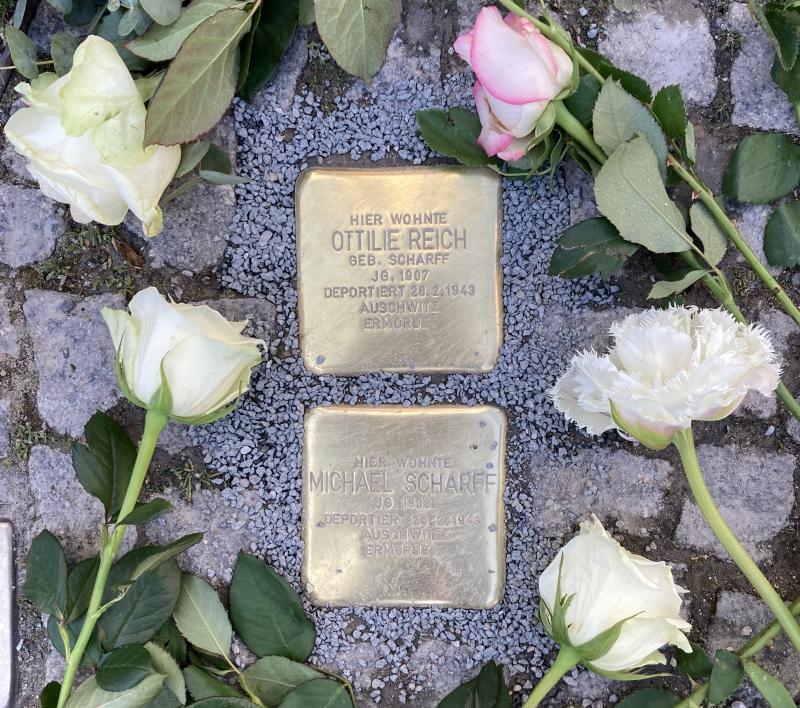 Stolpersteine Ottilie Reich und Michael Scharff © Koordinierungsstelle Stolpersteine Berlin