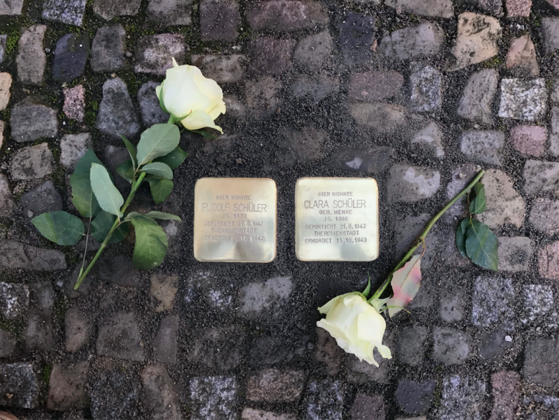 Stolpersteine Clara & Rudolf Schüler