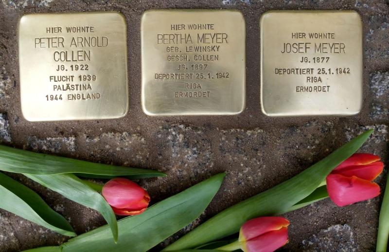 Stolpersteine Collen/Meyer © Koordinierungsstelle Stolpersteine Berlin