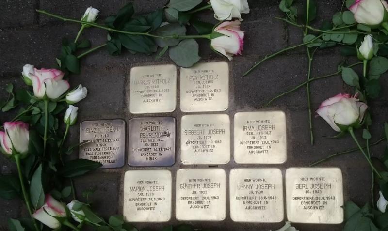 Stolpersteine Familie Joseph/Behrendt/Rotholz © Petra Lankau