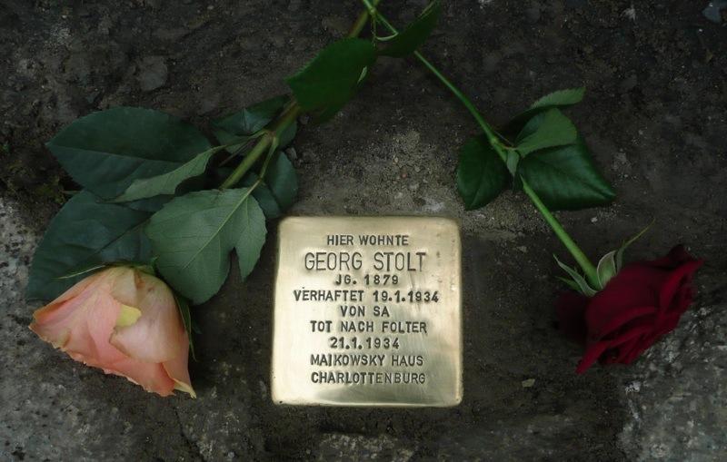 Stolperstein für Georg Stolt