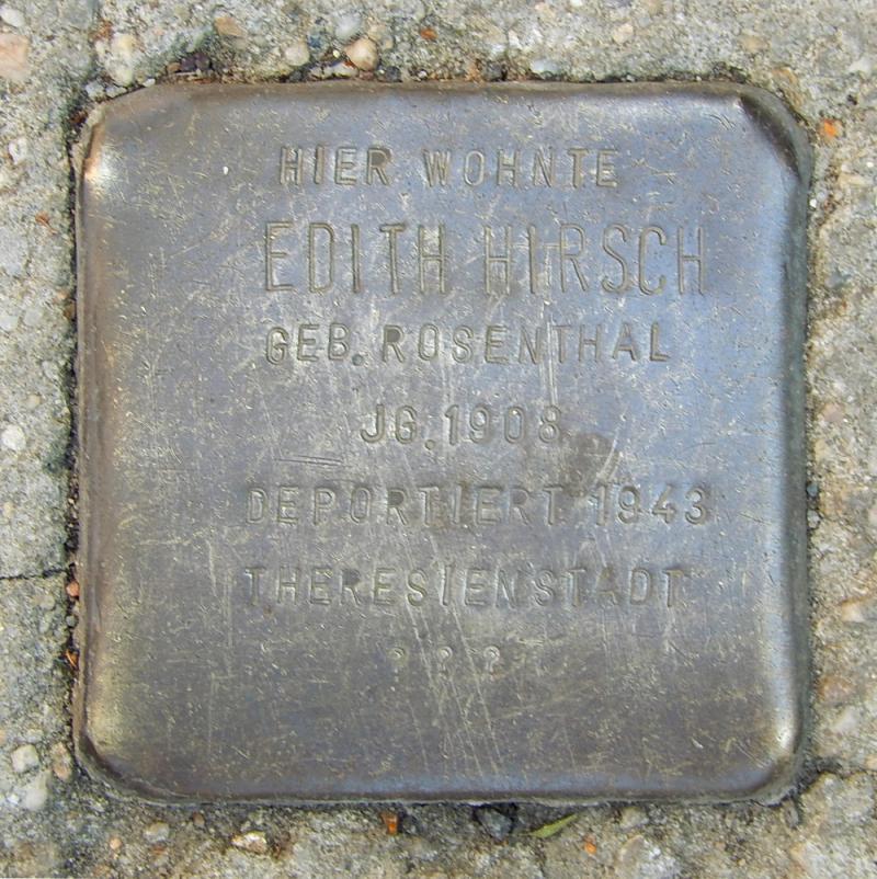 Stolperstein für Edith Hirsch