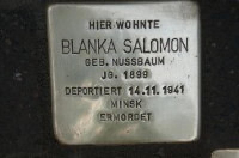 Foto: Initiative Stolpersteine Charlottenburg-Wilmersdorf