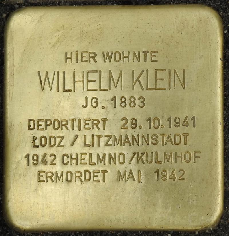 Bild: Stolpersteine-Initiative CW, Hupka
