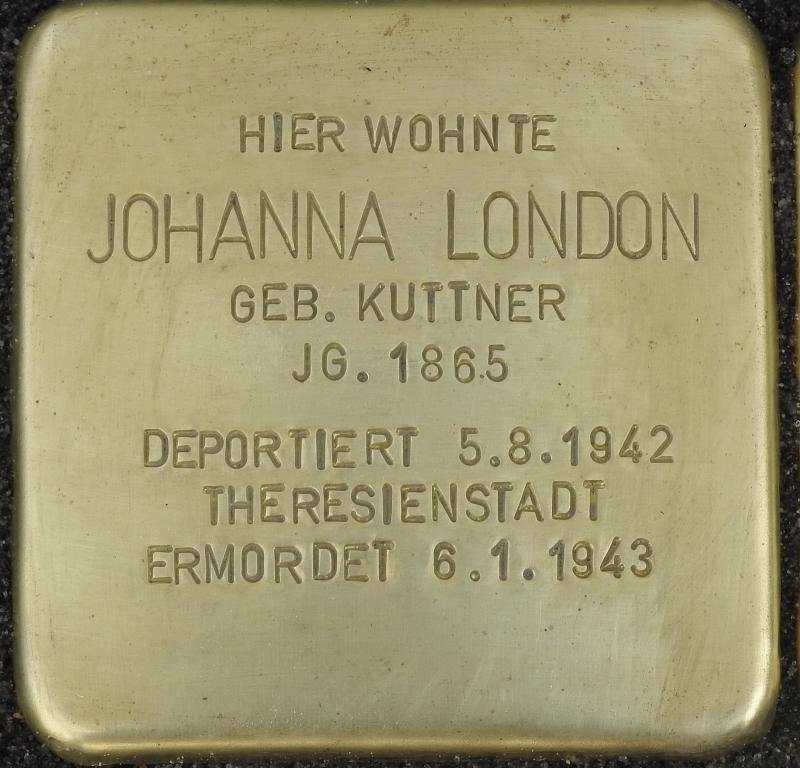 Bild: Stolpersteine-Initiative CW, Hupka