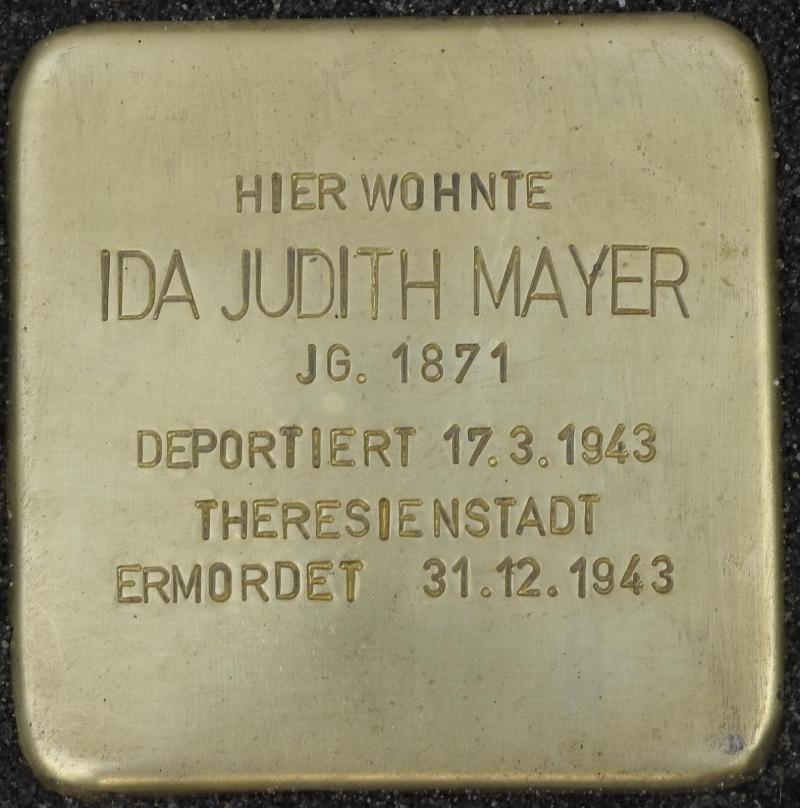 Bild: Stolpersteine-Initiative CW, Hupka