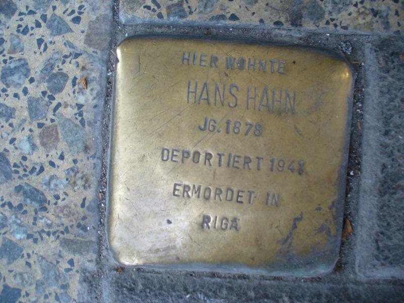 Foto: Initiative Stolpersteine Charlottenburg-Wilmersdorf