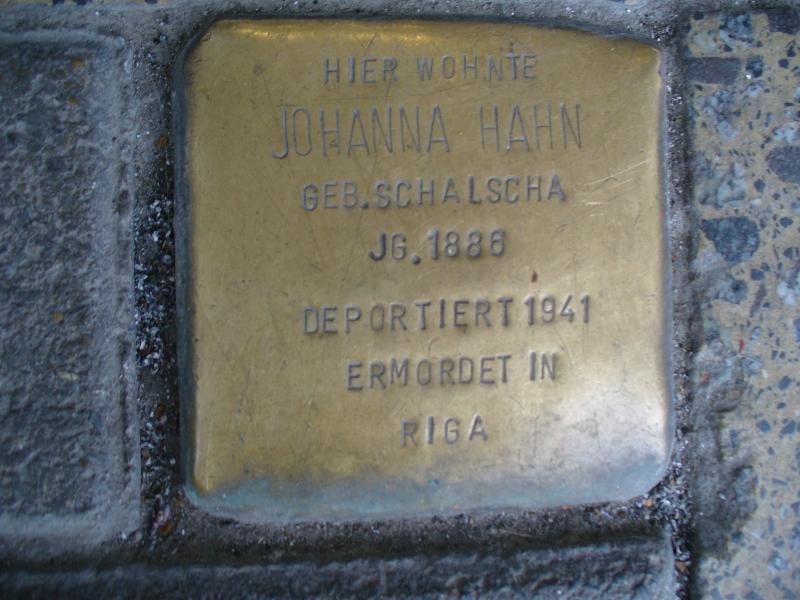 Foto: Initiative Stolpersteine Charlottenburg-Wilmersdorf